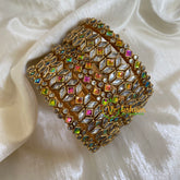 Multicolor Silk Thread Kundan Bridal Bangle-G6198